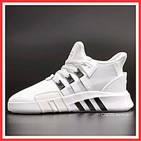 Кроссовки мужские Adidas Equipment white / Адидас Еквипмент белые высокие
