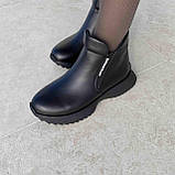 Черевики жіночі шкіряні чорні /23435/ 36р, фото 2