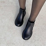 Черевики жіночі шкіряні чорні /23435/ 36р, фото 3