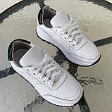 Кросівки жіночі шкіряні білі /23433/ 34р, фото 2