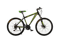 Велосипед Oskar 26"M123 коричнево-зелений (26-m123-bk+gn), M (160-175 см)