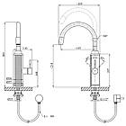 Проточний водонагрівач MiX Electra 470-EF з неіржавки з гнучким гусаком, фото 4