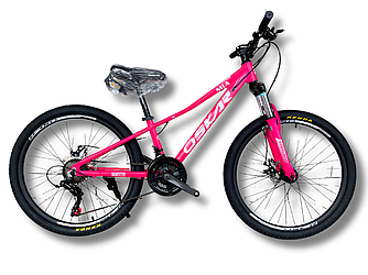 Велосипед Oskar 24" Mia розовий 2024, 135-150 см