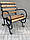 Стілець кований Марія 0,5 м, стілець металевий, стілець дерев'яний, фото 5