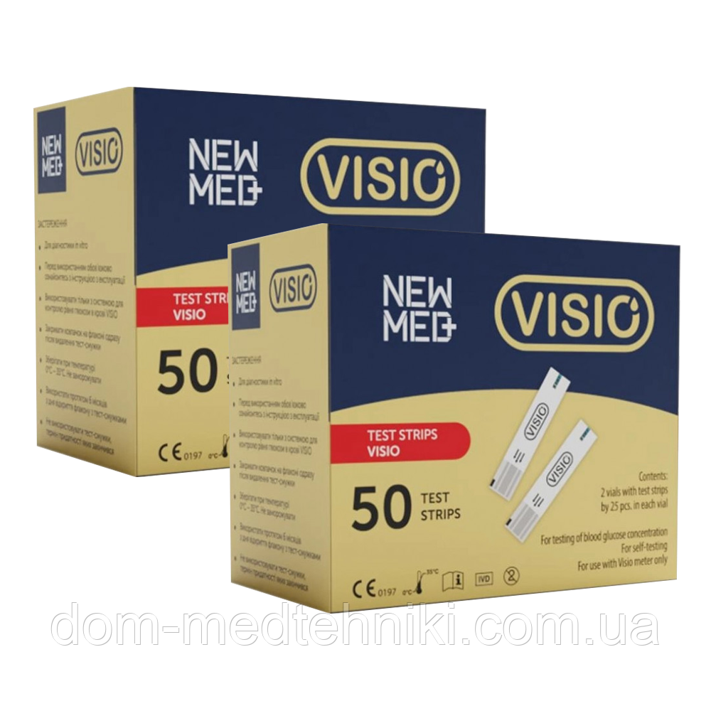 Тест-смужки New Med Visio (Нью Мед Візіо), 100 шт.