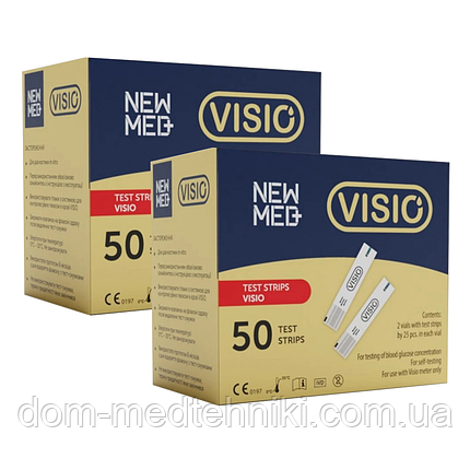Тест-смужки New Med Visio (Нью Мед Візіо), 100 шт., фото 1