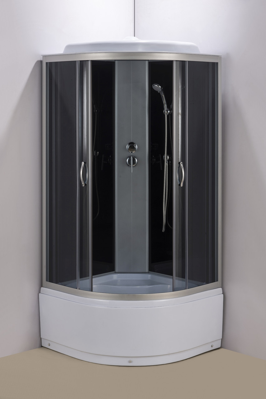 Гідромасажний бокс Aquastream GLS 100 Black / Аквастрим Гідромасажна кабіна бокс