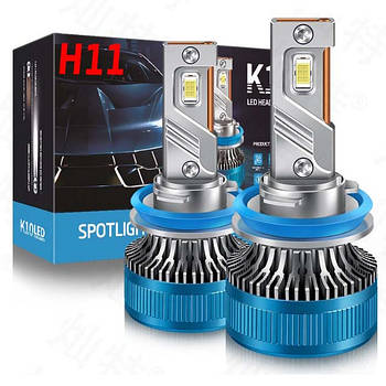 LED-лампи автомобільні K10 H11 H8 H9 70 W (11600 lm 6000 K EMC-Драйвер IP68 DC9-24V)