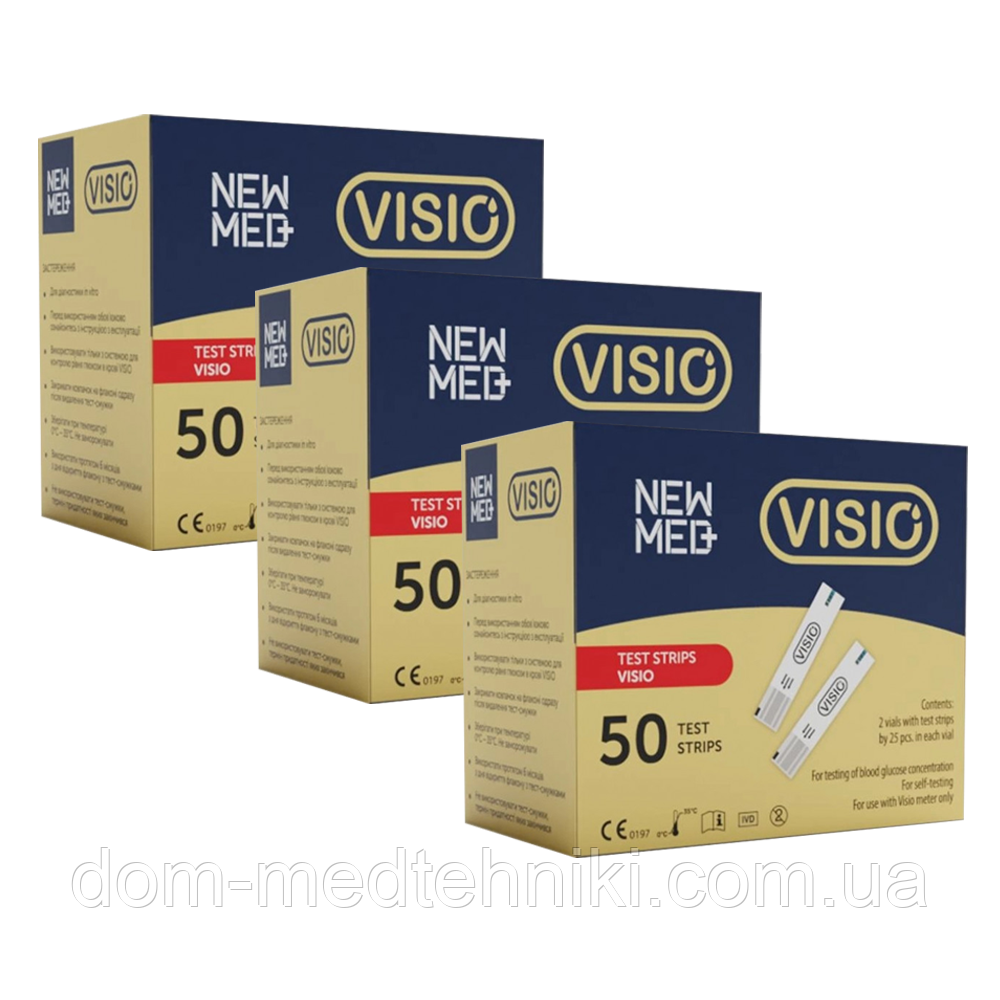 Тест-смужки New Med Visio (Нью Мед Візіо), 150 шт.