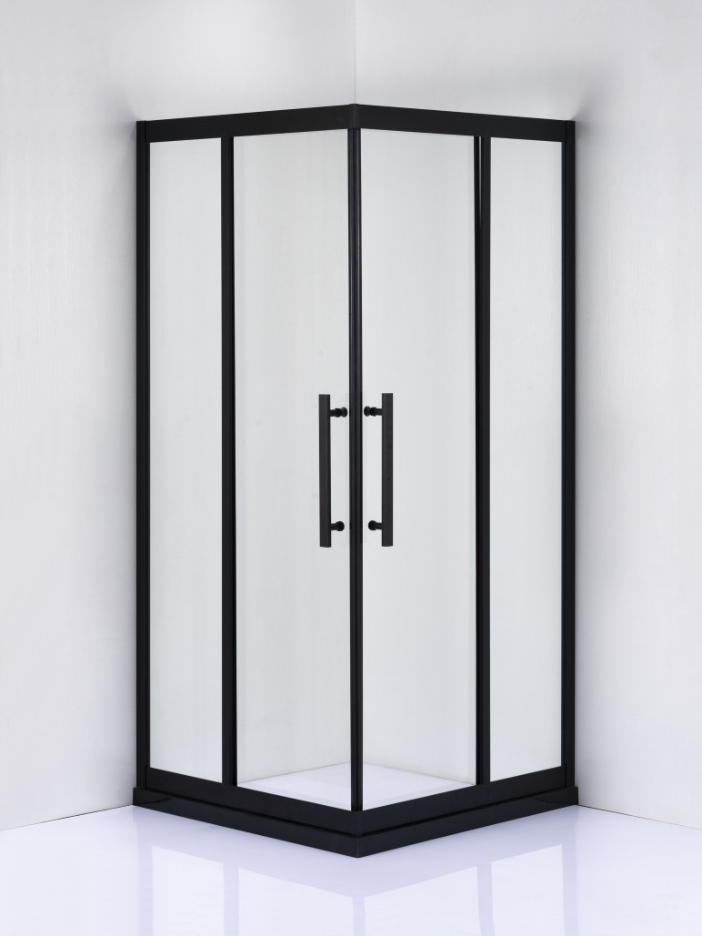 Душова кабіна AquaStream Premium S-Line ALL BLACKS 90S / Аквастрим Преміум З-Лайн
