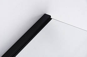 Душова кабіна AquaStream Premium S-Line ALL BLACKS Pentagon 90 / Аквастрим Преміум З-Лайн, фото 3