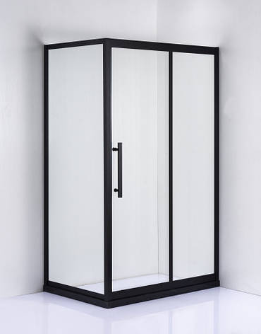 Душова кабіна AquaStream Premium S-Line ALL BLACKS 120S / Аквастрим Преміум З-Лайн, фото 1