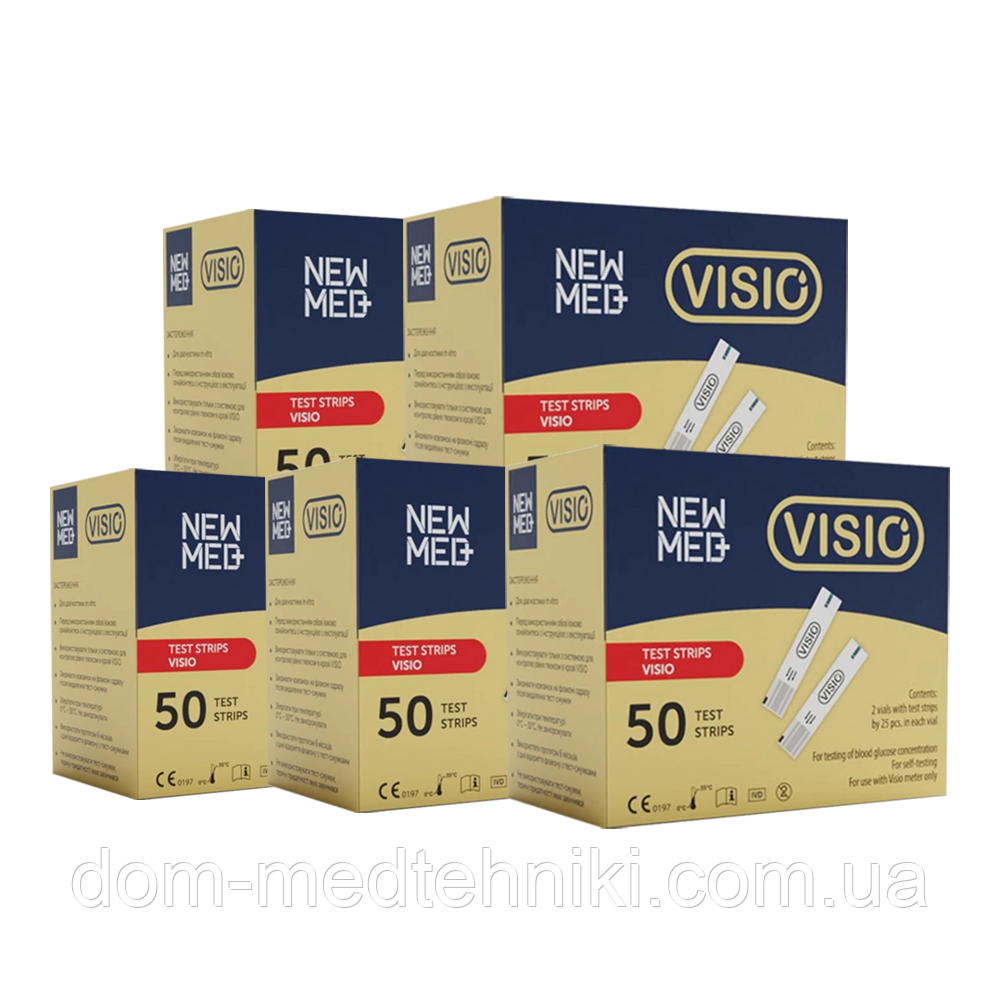 Тест-смужки New Med Visio (Нью Мед Візіо), 250 шт.