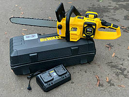 Акумуляторна пилка DeWalt DCM 575X2 (96V, 12AH, шина 45 см) з безключовою натяжкою ланцюга