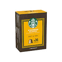 Кофе в капсулах Starbucks Nespresso Blonde Espresso 36шт Швейцария - США