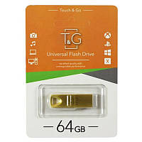 Флеш-драйв USB Flash Drive T&G 117 Metal Series 64GB Золотой