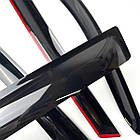 Дефлектори вікон для Skoda Octavia Tour 1997-2012 Універсал на скотчі (Acrylic) AMS20598, фото 3