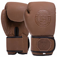 Перчатки боксерские кожаные Zelart VL-3074 12 унций ag