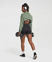 Спортивний пуловер Gymshark Lifting Lightweight 1/4 Zip Pullover Regular Fit Green M, фото 3