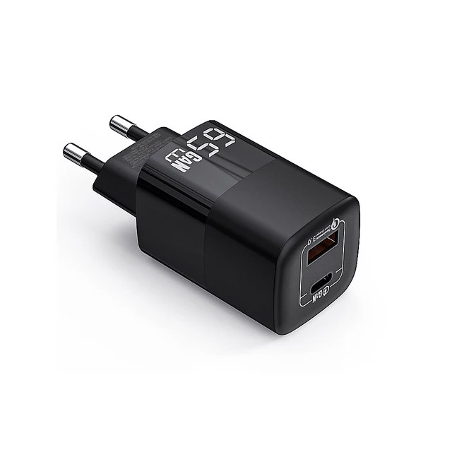 Зарядний пристрій UGOURD GAN 65ВТ USB TYPE-C PD QC AC