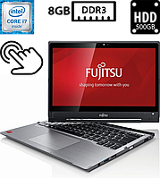 Ноутбук Fujitsu LifeBook T935/13.3"IPS Touch(1920x1080)/Intel Core i7-5600U 2.60GHz(2/4, 4MB)/8GB DDR3/HDD 500GB/Intel HD Graphics