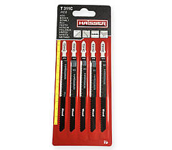 Пилки для лобзика для дерева HAISSER Т311С довгі