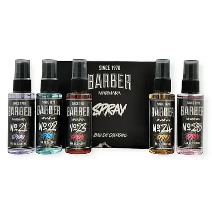 Набір одеколонів Marmara Graffiti Eau De Cologne Spray 5x50 мл Set
