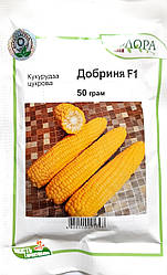 Насіння Кукурудза цукрова Добриня F1, 50 грам Lark Seeds Агропак