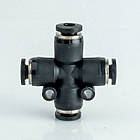 Фітинг пневматичний APZ 04 Х-подібний під шланг 4 мм