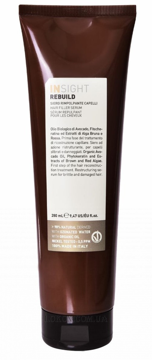 INSIGHT Rebuild Hair Filler Serum - Сироватка для наповнення волосся 280 мл