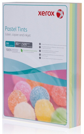 Кольоровий папір Xerox SYMPHONY Pastel Rainbow Pack (80) A4 500л. (003R97500)