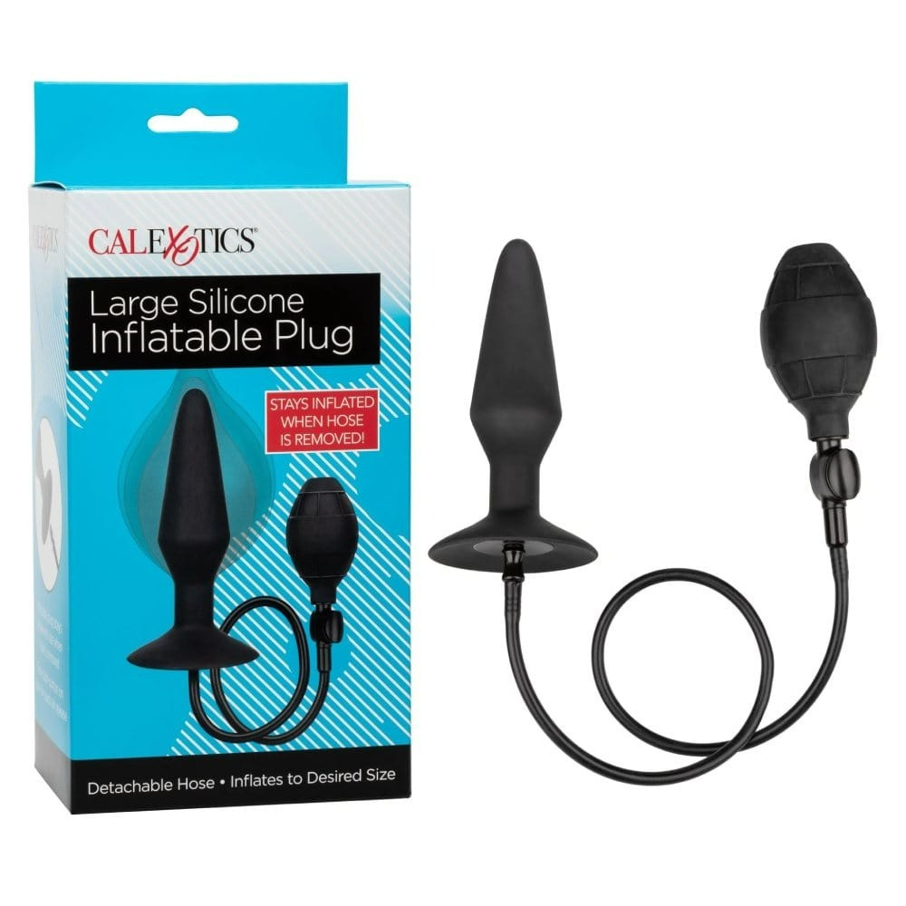 Анальна пробка з накачуванням L CalExotics Silicone Inflatable Plug, 14 x 1.7-3.9 см, фото 1