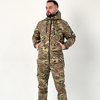 Костюм тактический мультикам Terra Hot куртка штаны демисезонный комплект формы мультикам ВСУ 46 S