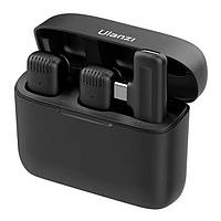 Мікрофон петличний бездротовий Ulanzi J12 Чорний для телефону Android з роз'ємом Type-C