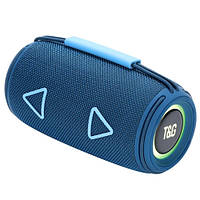 Bluetooth-колонка TG657 с RGB ПОДСВЕТКОЙ, speakerphone, радио, blue