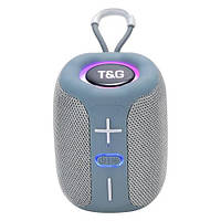 Bluetooth-колонка TG658 с RGB ПОДСВЕТКОЙ, speakerphone, радио, grey