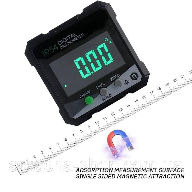 Цифровой угломер (инклинометр) мини уровень с влагозащитой Digital inclinometer - фото 3 - id-p2115328839