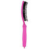 Щітка для волосся Olivia Garden Finger Brush Boar&Nylon ThinkPink Neon Purple, фото 3