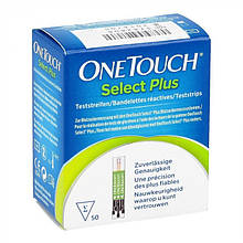 Тест-смужки Ван Тач Селект Плюс (One Touch Select Plus), 50 шт.
