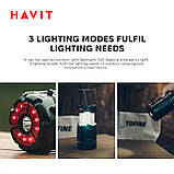 Багатофункціональний ліхтар для кемпінгу HAVIT HV-S006 3W 300Lm (HV-S006), фото 10