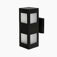 Уличный настенный светильник черный на 2 лампы (67-L5176-WL-2 BK)