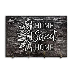 Ключниця 20х30 Home sweet home (соняшник) (сірий вінтаж) хркл5003а Тур-Колекшн