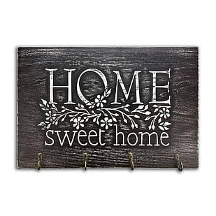 Ключниця 20х30 Home sweet home (гілка дерева з квітами) (сірий вінтаж) хркл5004а Тур-Колекшн