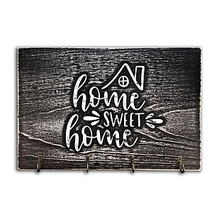 Ключниця 20х30 Home sweet home (хатинка зверху лінією) (сірий вінтаж) хркл5006а Тур-Колекшн