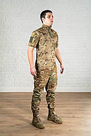Тактическая форма мультикам рип-стоп вафелька армейская мужская всу боевой костюм multicam камуфляжный