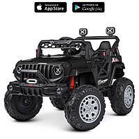 Электромобиль джип Jeep Bambi (пульт 2,4G, 2 мотора 35W, 2 аккум.12V7/9AH, свет, MP3) M 4960EBLR-2(24V) Черный