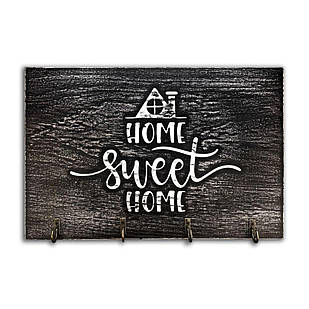 Ключниця 20х30 Home sweet home (хатинка зверху замальована) (сірий вінтаж) хркл5007а Тур-Колекшн