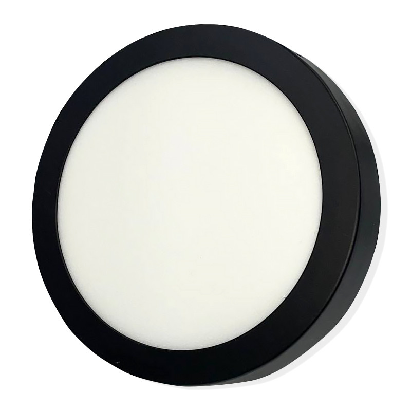 LED світильник накладний Horoz "CAROLINE-12" 12W 6400К чорний 016-025-0012-050