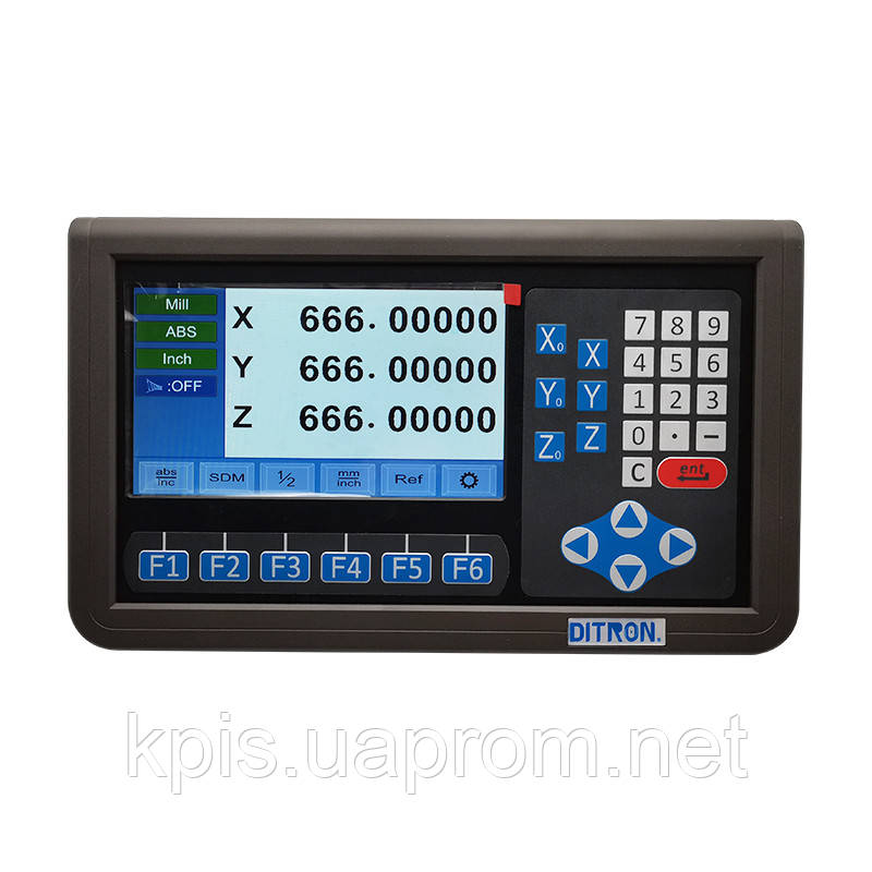 D80M-4V LCD Пристрій цифрової індикації Ditron