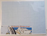 Папір масштабно-координатний для креслення "Графіка" / міліметровий блакитний / А3 10 аркушів, фото 3